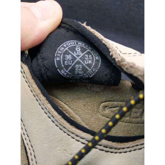 Keen Sandals Size 6 Washable Comfort Hiking Shoes Waterproof Tan/ Black - Picture 14 of 16